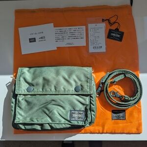 YOSHIDA PORTER Tanker wallet shoulder bag Khaki Pouch